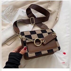 Ivy & Taylor Checked Purse